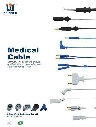 thumbnail image 2 of 3M High Frequency Negative Plate Connecting Cable For LEEP Electrosurgery Units – Bipolar 2 of 6