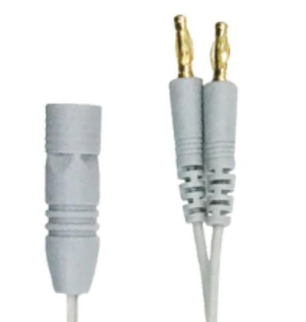Bipolar Forceps Cable, Reusable, Electrosurgical (ESU), European Fitting
